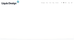 Desktop Screenshot of liquisdesign.com